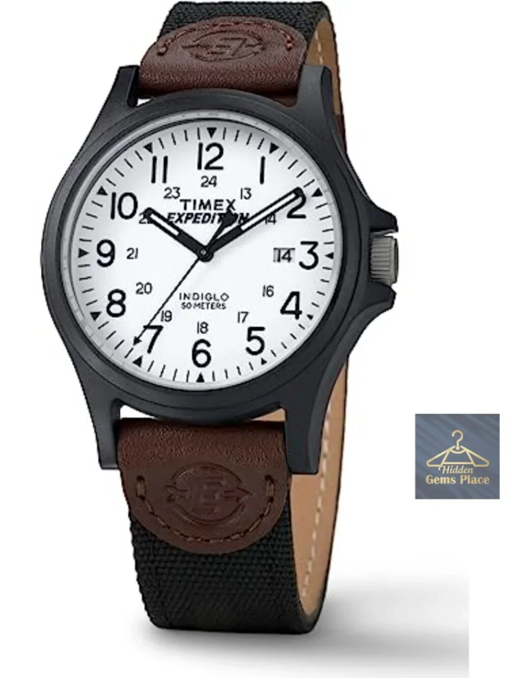 Timex Men's Expedition Acadia 40mm Quartz Analog Watch with Indiglo